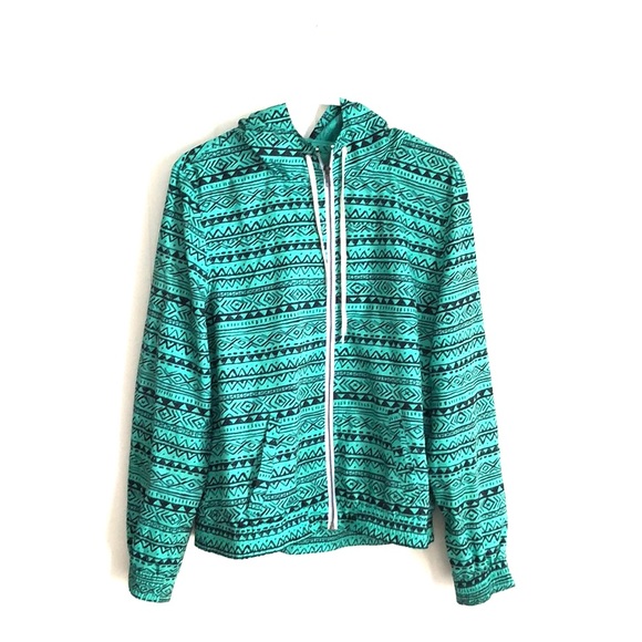 Cool Wind Bow Hooded  Zippe Jacket